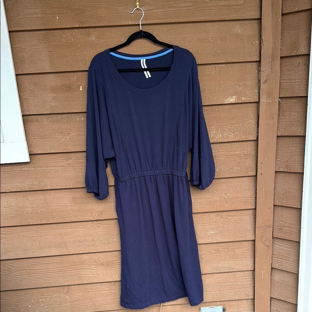 Anthropologie fleece women’s casual comfy dress with pockets size XLP
